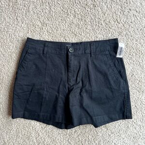 Size 8 black shorts new with tags